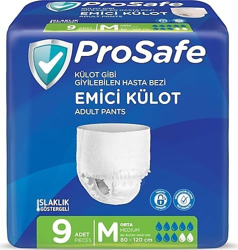 Canbebe Prosafe Adult Pants Medium N2 9x8 Orta Boy Yetişkin Külot Bezi