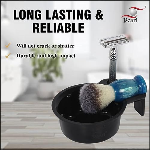 Pearl geleneksel tıraş köpürtme kabı (SSB-15 (Siyah))
