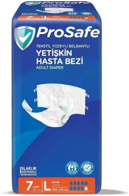 Canbebe Prosafe AIO TBS Large N1 7x6 Büyük Boy Hasta Bezi