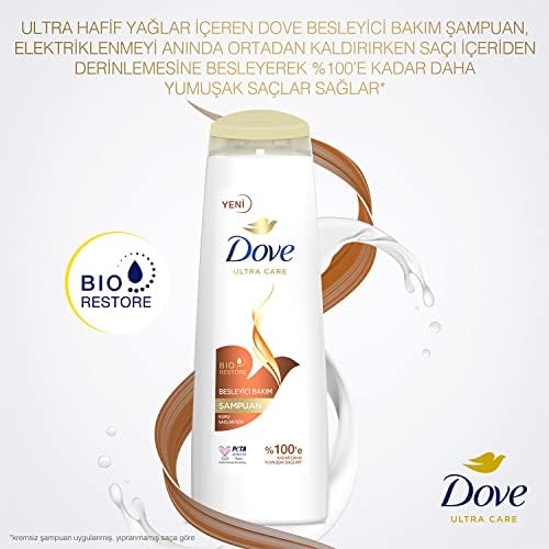 Dove Ultra Care Saç Bakım Şampuanı Besleyici Bakım Kuru Saçlar İçin 400 ml