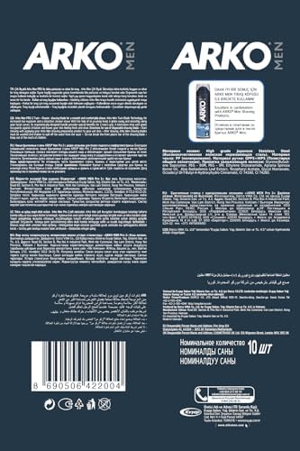 Arko Men T2 Pro Tıraş Bıçağı, 10'lu