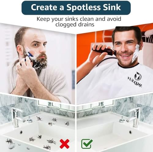 Kişisel Bakım Paketi Sakal ve Saç Örtüsü, Renkli Önlük, Berber Önlüğü, Çok Amaçlı Yıkanabilir Temizlenir Tela Kumaş Unisex