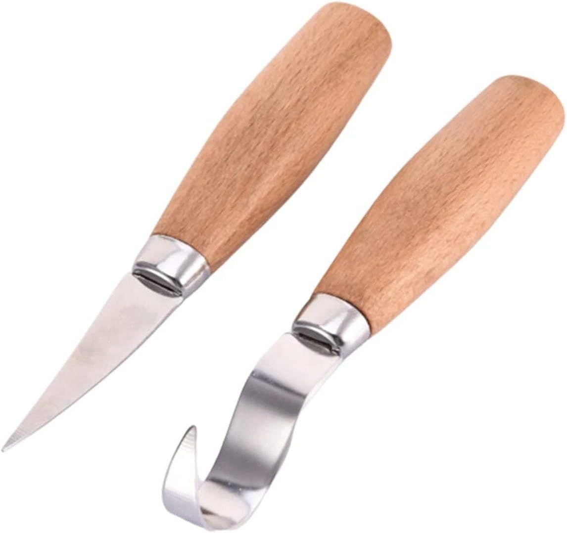 Ahşap Kaşık Oyma Seti Ahşap Şekillendirici Kuksa Oyma Set Profesyonel Ahşap Aşındırıcı