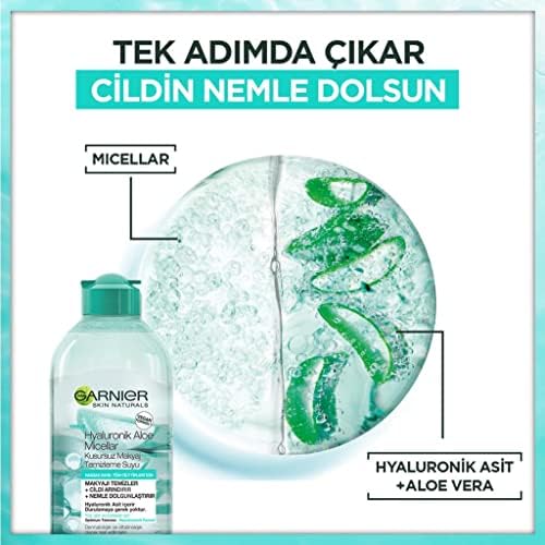 Garnier Skin Naturals Micellar Hyaluronik Aloe Kusursuz Makyaj Temizleme Suyu (400 ml)