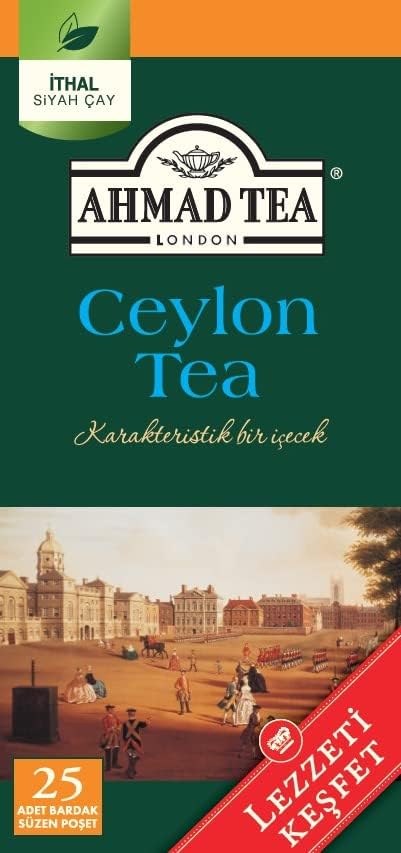AHMAD TEA Ceylon Tea Bardak Poşet Çay 25'Li 50 G