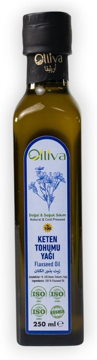 Oiliva Soğuk sıkım Keten tohumu yağı 250ml