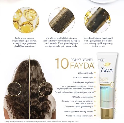 Dove Durulanmayan Saç Bakım Kremi Bond Intense Repair 150 ml