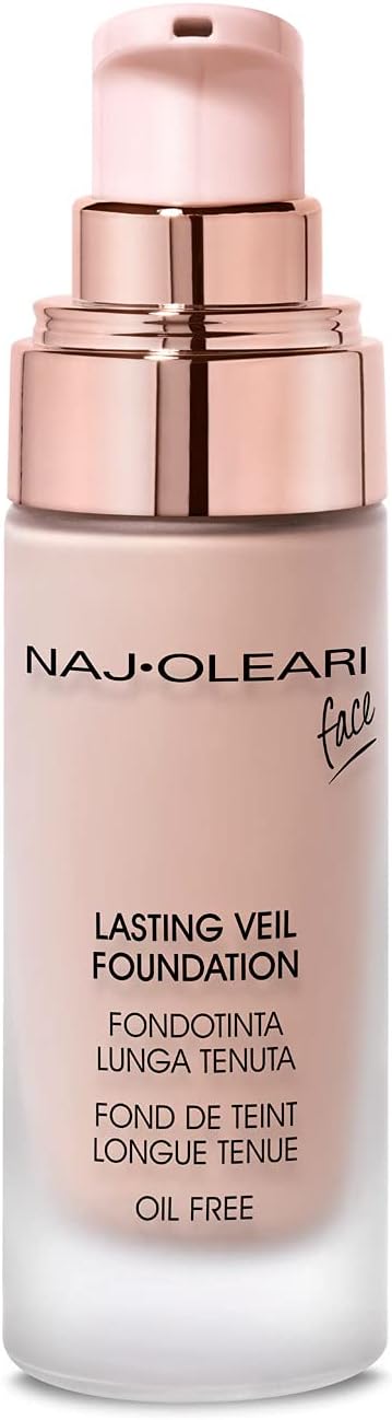 Naj Oleari Lasting Veil Foundation Natural Rose 02 Likit Fondöten 20 ml