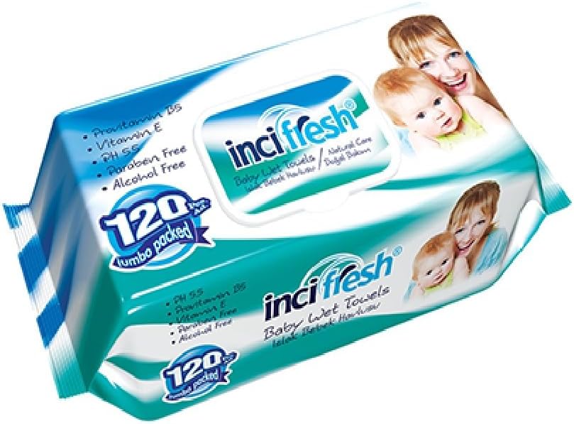 İnci Fresh Islak Havlu 120 Kapaklı