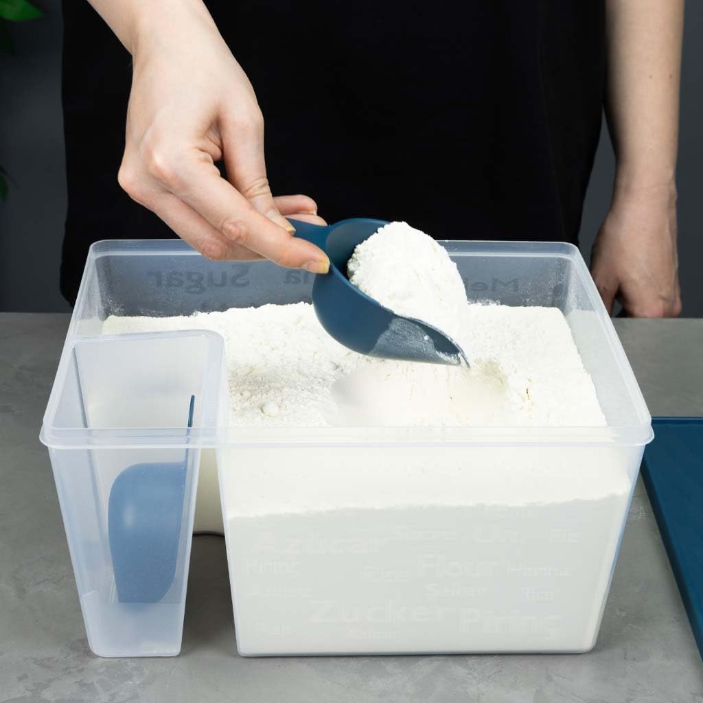 Un ve Şeker Kabı(Ölçü Kaşıklı)