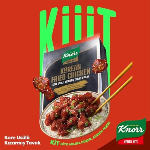 Knorr Yemek Kiti Kore Usulü Kızarmış Tavuklu Pilav 3-4 Kişilik 370g