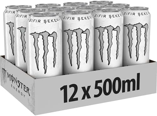 Monster Ultra Şekersiz Enerji İçeceği Kutu 12x500 ML