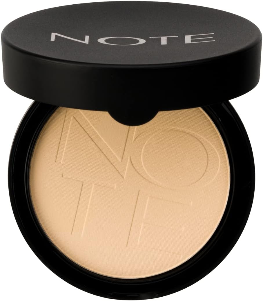 Note Luminous Silk Compact Powder 02 Natural Beige Mat Bitişli Toz Yüz Pudrası Natural Beige