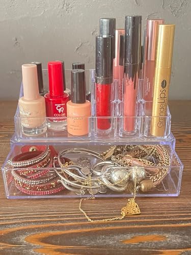 Çekmeceli Piramit Kozmetik Ürün Düzenleyicisi Organizer