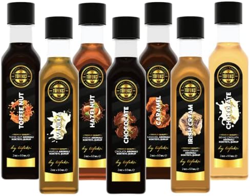 By Tüfekçi 7'Lı Çok Satan Avantajlı Deneme Paketi Yoğun Form Yüksek Aromalı Yeni Formül (7X60ML)