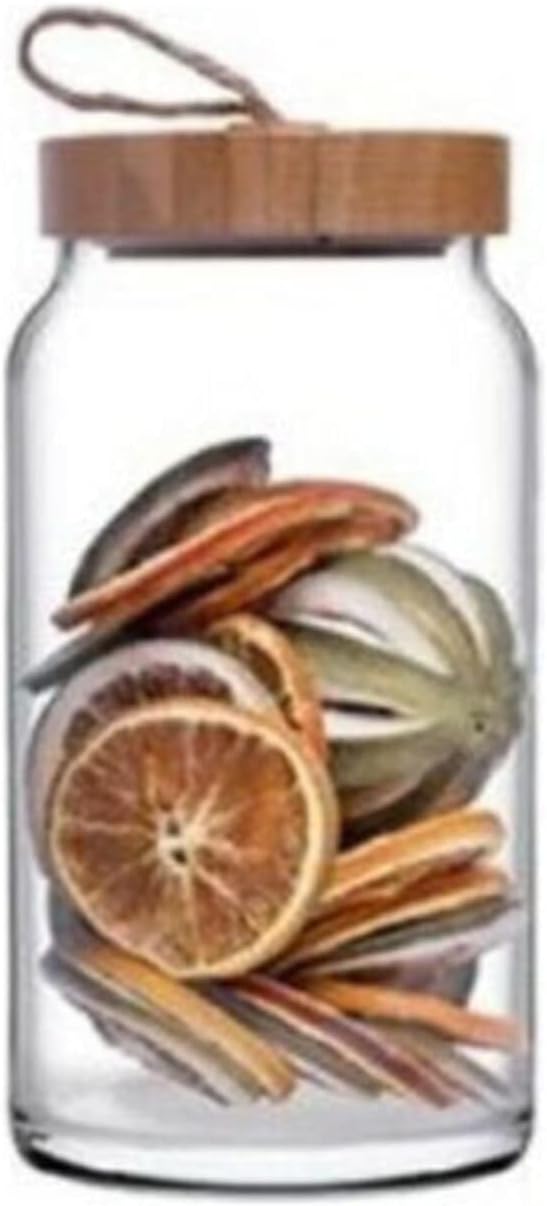 Woody Bambu Kapaklı Kavanoz 1130cc