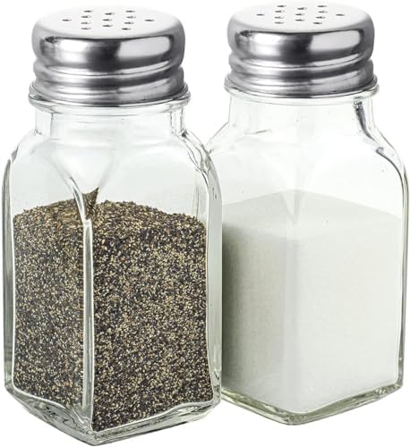 2'li Tuz ve Karabiberlik Seti, Şık ve Modern Tasarım, Mutfak ve Sofra İçin İdeal,Baharatlık Takımı