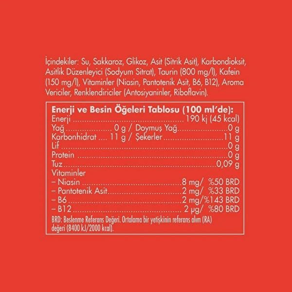 Red Bull Enerji İçeceği, Karpuz, 250 ml (24'lü Paket, 24x250 ml)