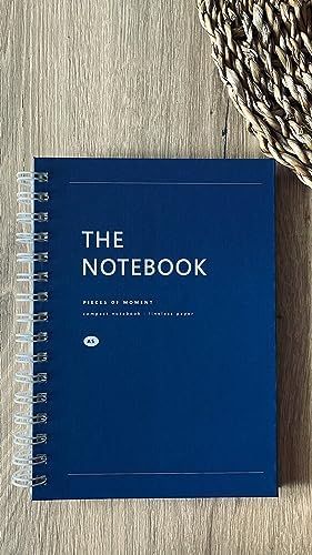 Sert Mukavva Kapaklı Spiralli 80 Yaprak Çizgisiz A5 Not Defteri, Not Defteri, Okul Defteri, 8 Farklı Renk Seçeneği, Ofis İçin İdeal, Planlayıcı (Blue Kapak Rengi)