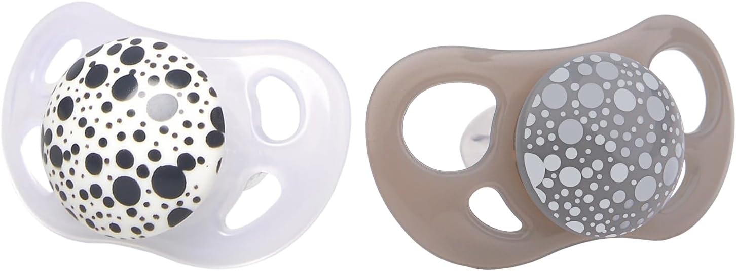 Twistshake Bebek Emziği 2’li, Gri Beyaz, 0-6 Ay
