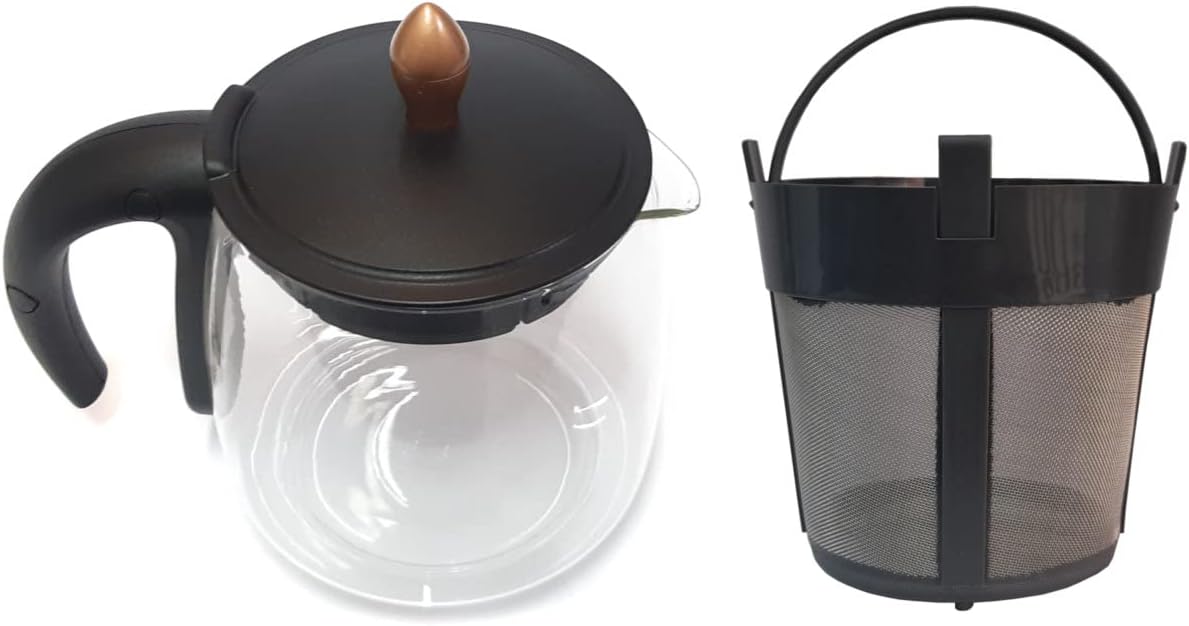 BKK 2110 IC ÇAY MAKİNESİ İÇİN UYUMLU FİLTRELİ CAM DEMLİK