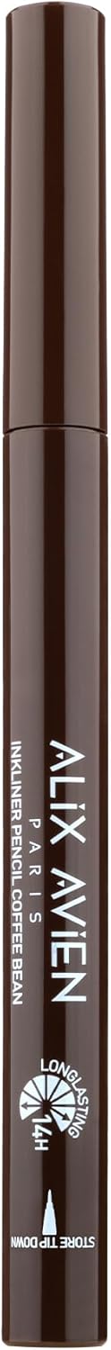 ALIX AVIEN Uzun Süre Kalıcı, Suya Dayanıklı Ve Yumuşak Uçlu Kahverengi Göz Kalemi- Inkliner Eyeliner Coffe Bean