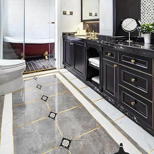 0.5 cm x 50 m Altın Arası Şerit Bant – Su Geçirmez Kendinden Yapışkanlı Duvar ve Zemin Dekoratif Çıkartma