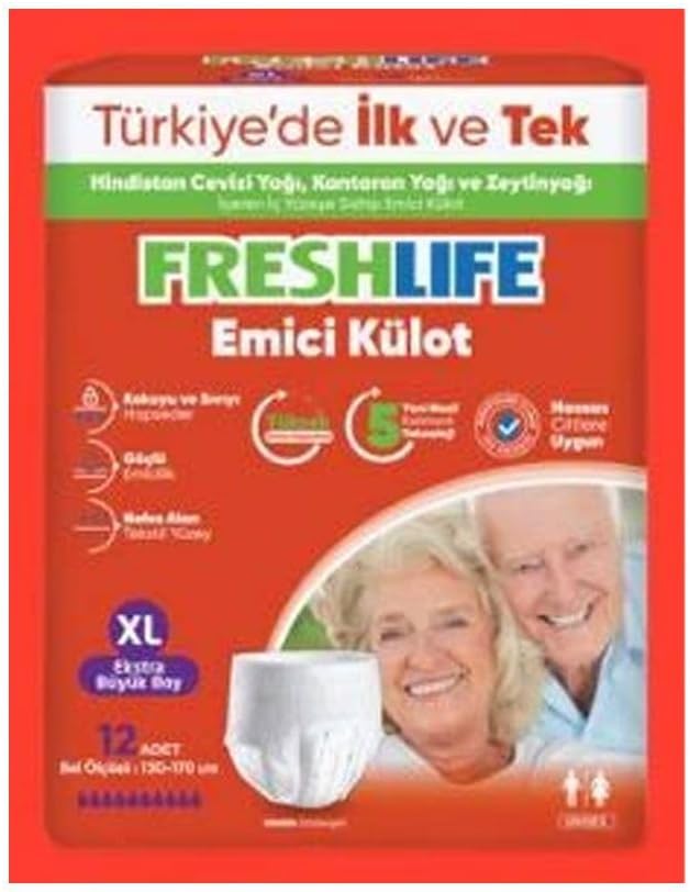 Freshlife Hasta Bezi Külot Extra Büyük 12'li