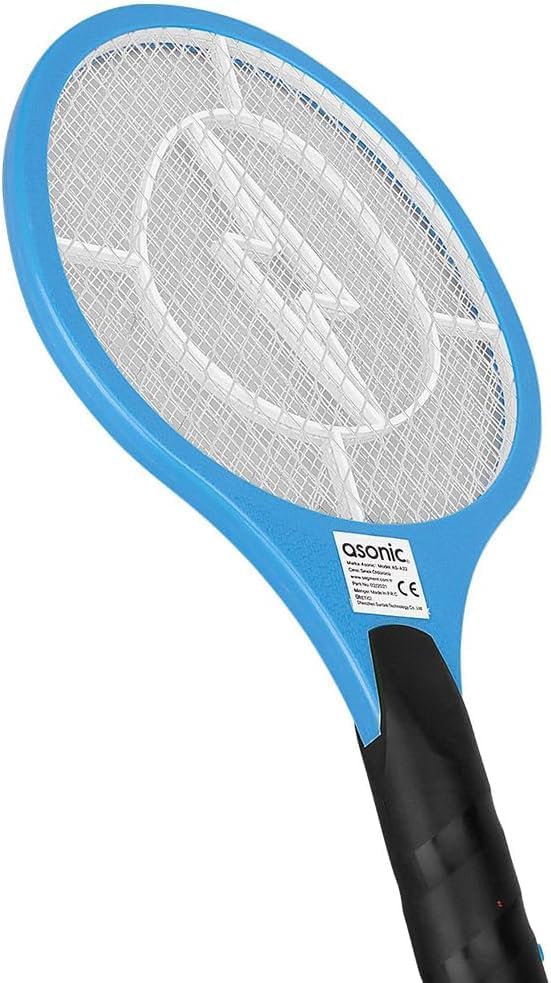 GüncelÇarşı Pilli Sinek Öldürücü Raket Elektrikli Pille Çalışan Sinek Raketi, Sinek Öldürücü Yakalayıcı Asonic AS-A22 - Genişlik: 25 cm, Yükseklik: 45 cm, Derinlik: 3 cm (1 ADET)