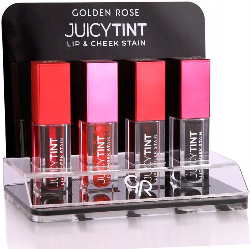 Golden Rose Juicy Tint Lip & Cheek Stain - 04 Berry Kiss - Likit Ruj & Allık