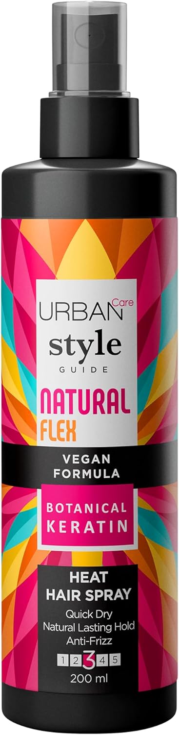 URBAN Care Style Guide Natural Flex Gazsız Doğal ve Kalıcı Tutuşlu Saç Spreyi 200 ml- Vegan