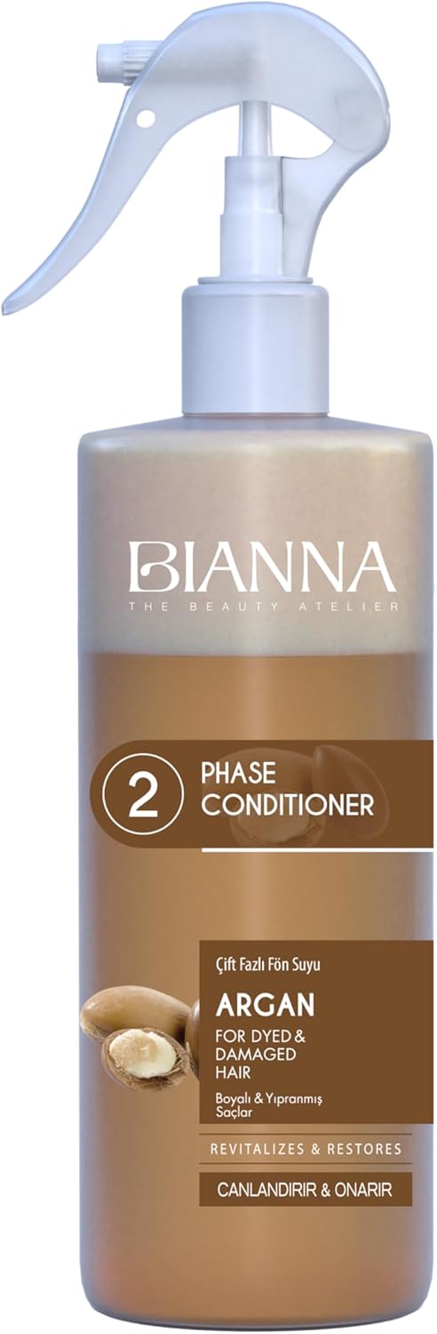 Bianna Çift Fazlı Argan Içeren Fön Suyu | Canlandırır & Onarır - 400ml