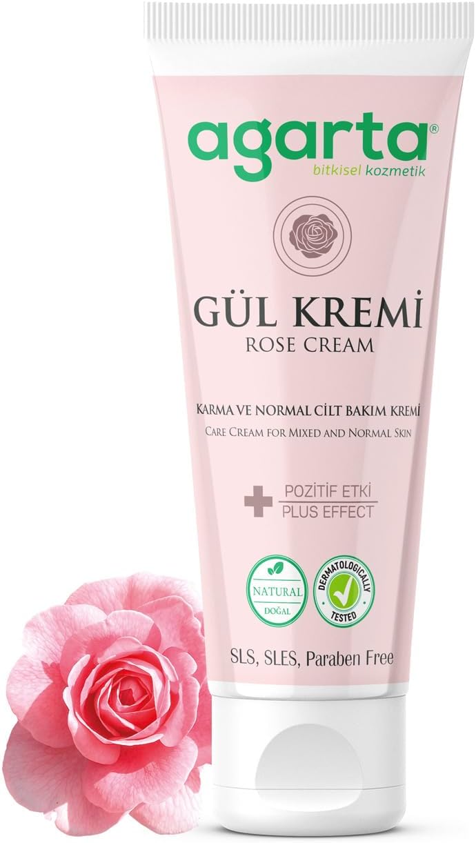 AGARTA GÜL KREMİ-75ML-NEMLENDİRİCİ BAKIM KREMİ