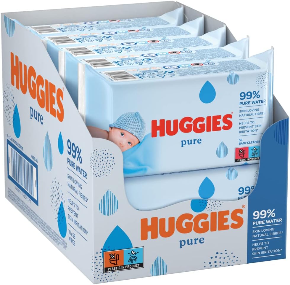 Huggies Bebek Mendili 56 Sayı, 10'lu Paket