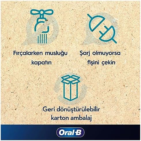 Oral-B Pro Series 1 Pembe Elektrikli Diş Fırçası, 1 Diş Fırçası Başlığı, Braun Tasarımı