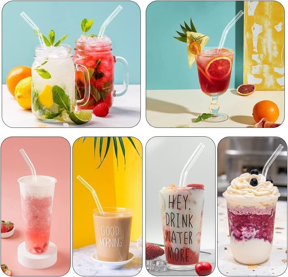 Cam Pipet Seti, 2 Adet Pipet ve 1 Adet Temizleme Fırçası, Gıda Güvenli Dayanıklı Cam