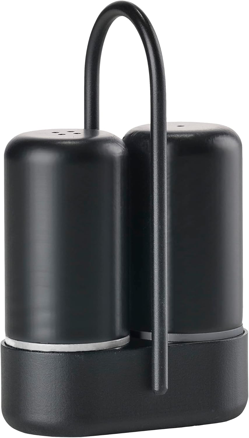 Tuz, Biber Seti Tekli 6,5 x 3,3 x 8,9 cm Siyah