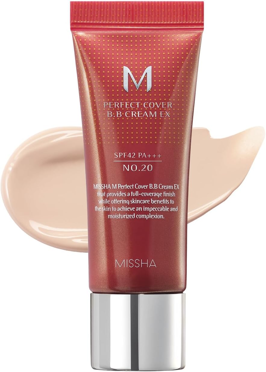 MISSHA Mükemmel Kapatıcılık Sunan Çok Fonksiyonlu M Perfect Cover BB Cream Ex SPF42 PA+++ No.20 (20ml)