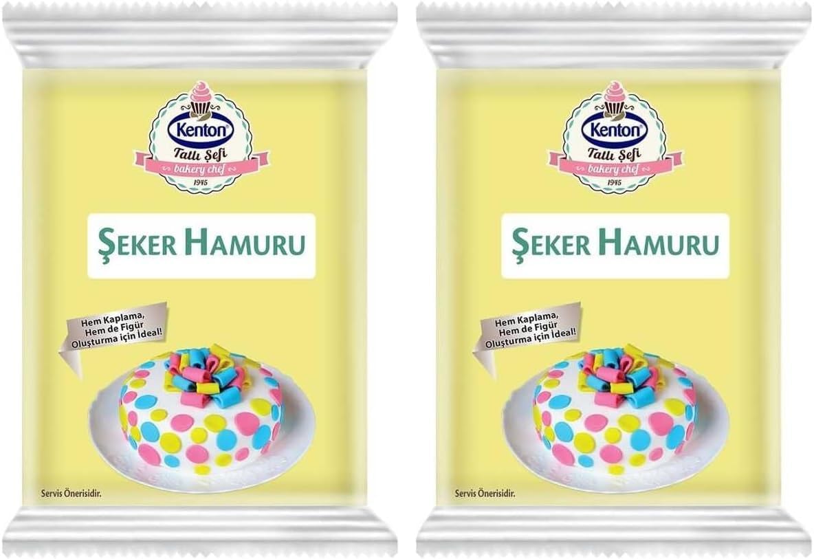 Tatlı Şefi Sarı Şeker Hamuru 200g 2li paket