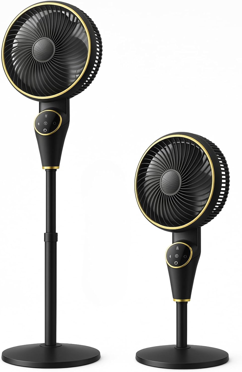 Vantilatör 180 Derece Dönebilen Fan Ayarlanabilir Hareketli Kumandalı Sessiz Vantilatör Güçlü Hava S