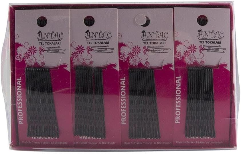 Antaç Siyah Topuzlu Tel Toka 72'lik Pk 12'li Kartlı