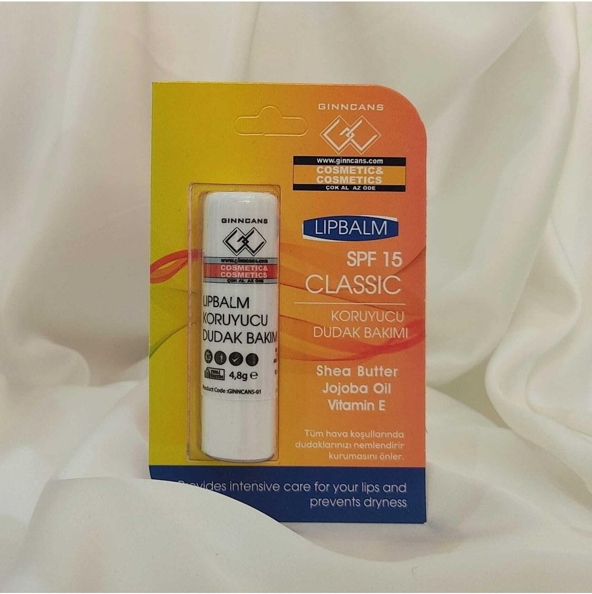 COSMETIC & COSMETICS by GINNCANS Lipbalm Spf15 Classic Koruyucu Dudak Bakımı
