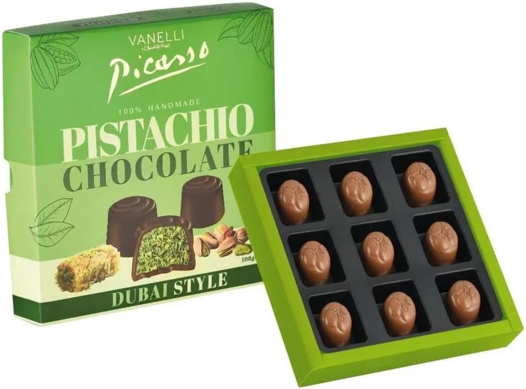 PICASSO Antep Fıstıklı Hediyelik Dubai Çikolata