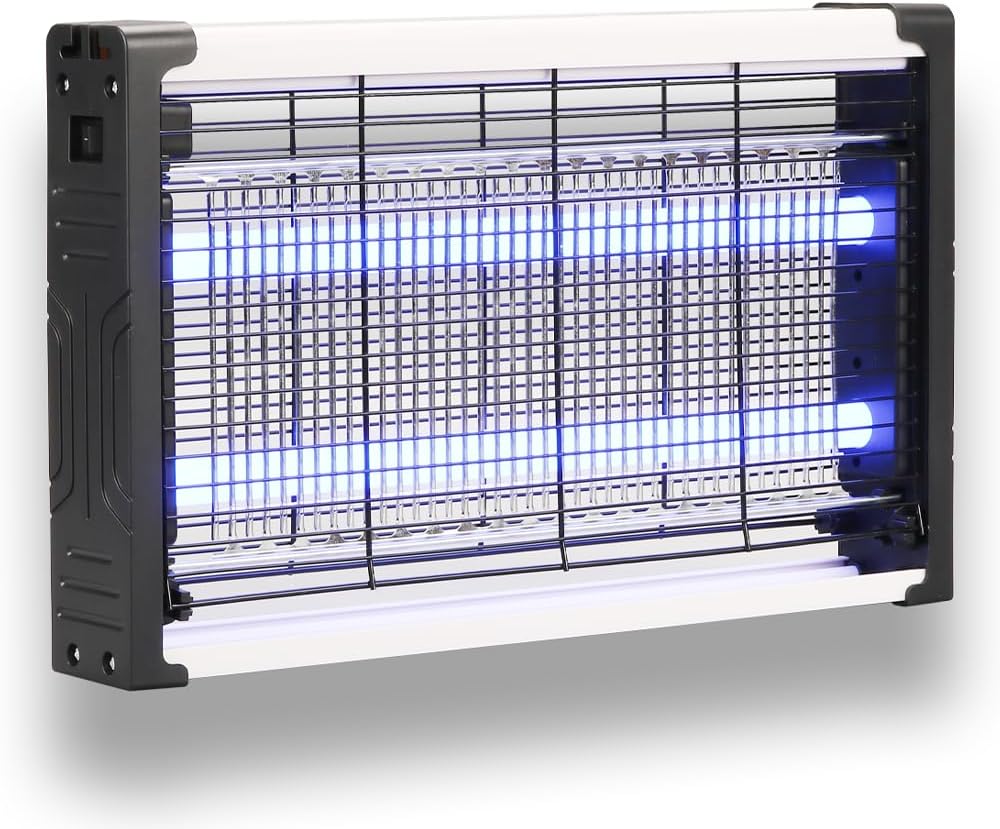Aksesuarcı 6W 220V/50Hz İki Ledli UV Işık Profesyonel Sinek Öldürücü, Ultraviole Işıklı Büyük Boy Sinek Öldürücü, Haşere Öldürücü, Böcek Öldürücü