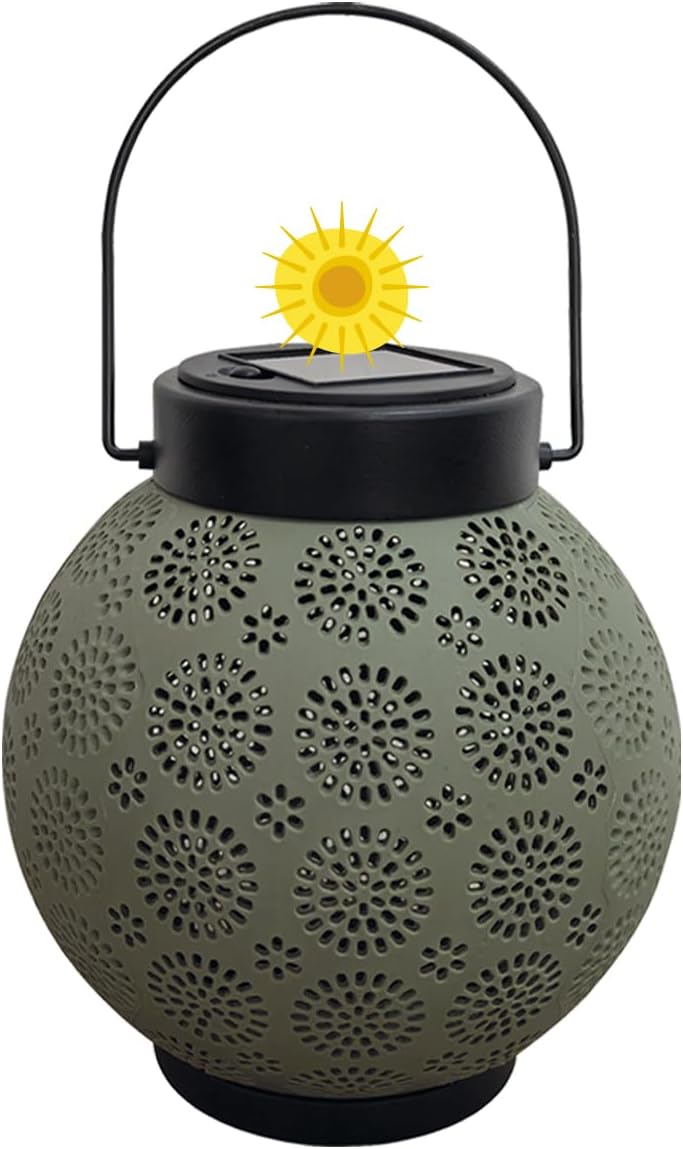 Güneş Enerjili Dekoratif Led Fener / Askılı Bahçe Feneri / Bahçe Dekorasyon Feneri / GT-SL25G