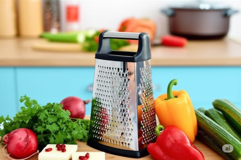 PAÇİ Steel Serisi Paslanmaz Büyük Boy Çelik Rende