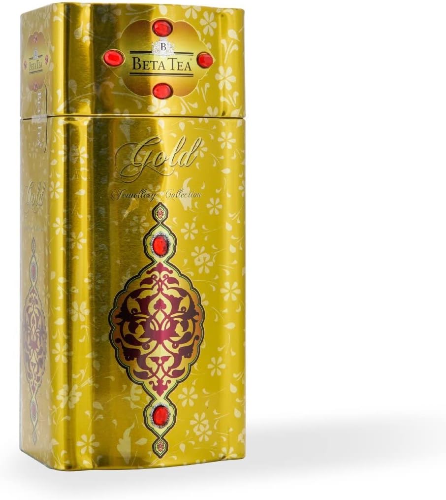 Beta Tea Beta Jewellery Gold Metal Ambalaj 100 GR (Seylan Çayı - Ceylon Tea)