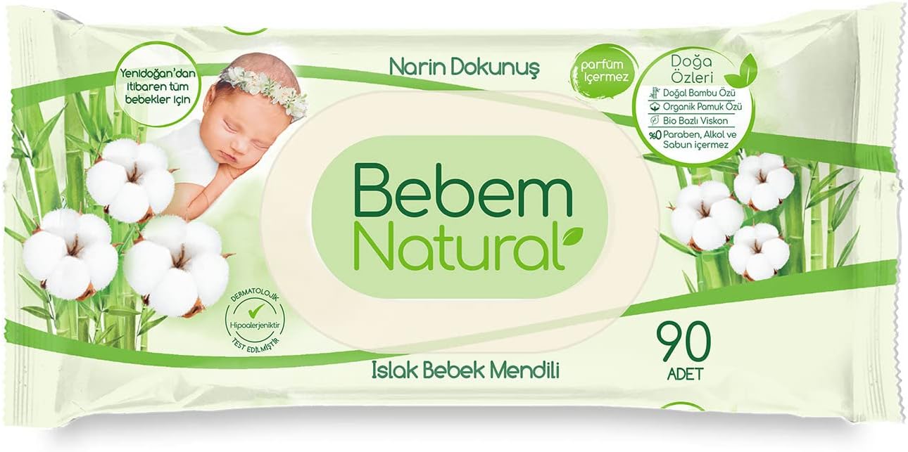 Bebem Natural Islak Bebek Havlusu 90 Yaprak