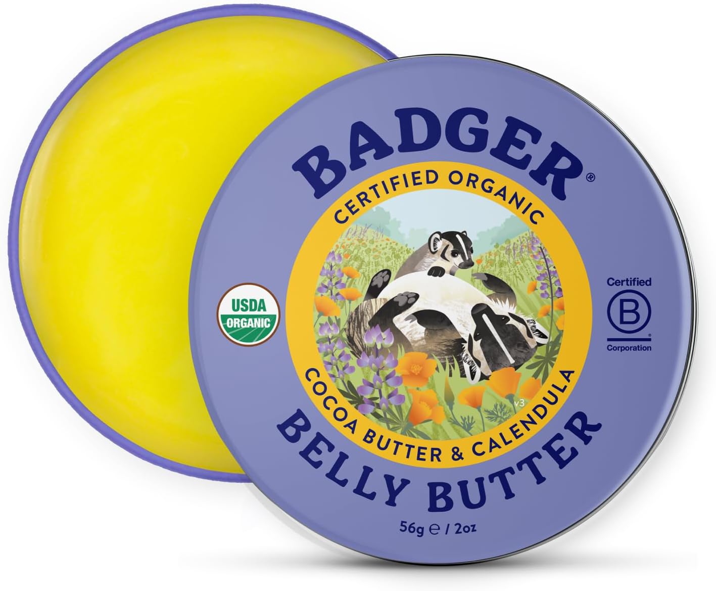 Badger Belly Butter Karın Bölgesi Nemlendirici Krem 56g