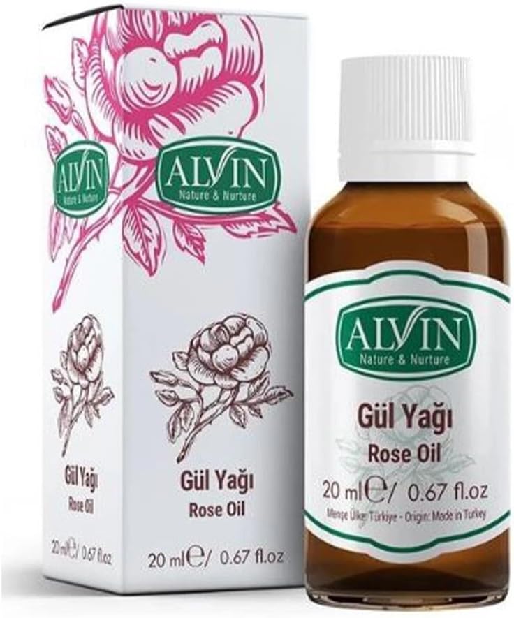 Alvin Gül Yağı, Doğal, Bitkisel Yağ, 20 ml
